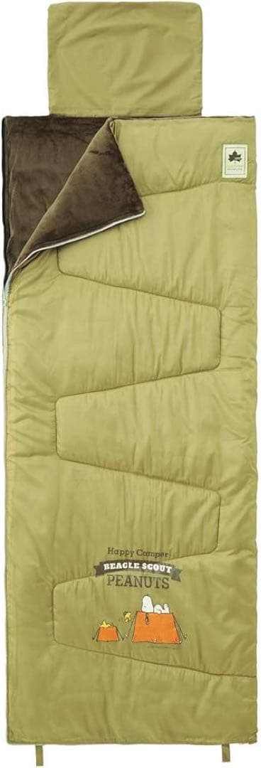 ロゴス(LOGOS) SNOOPY クッションシュラフ グリーン
