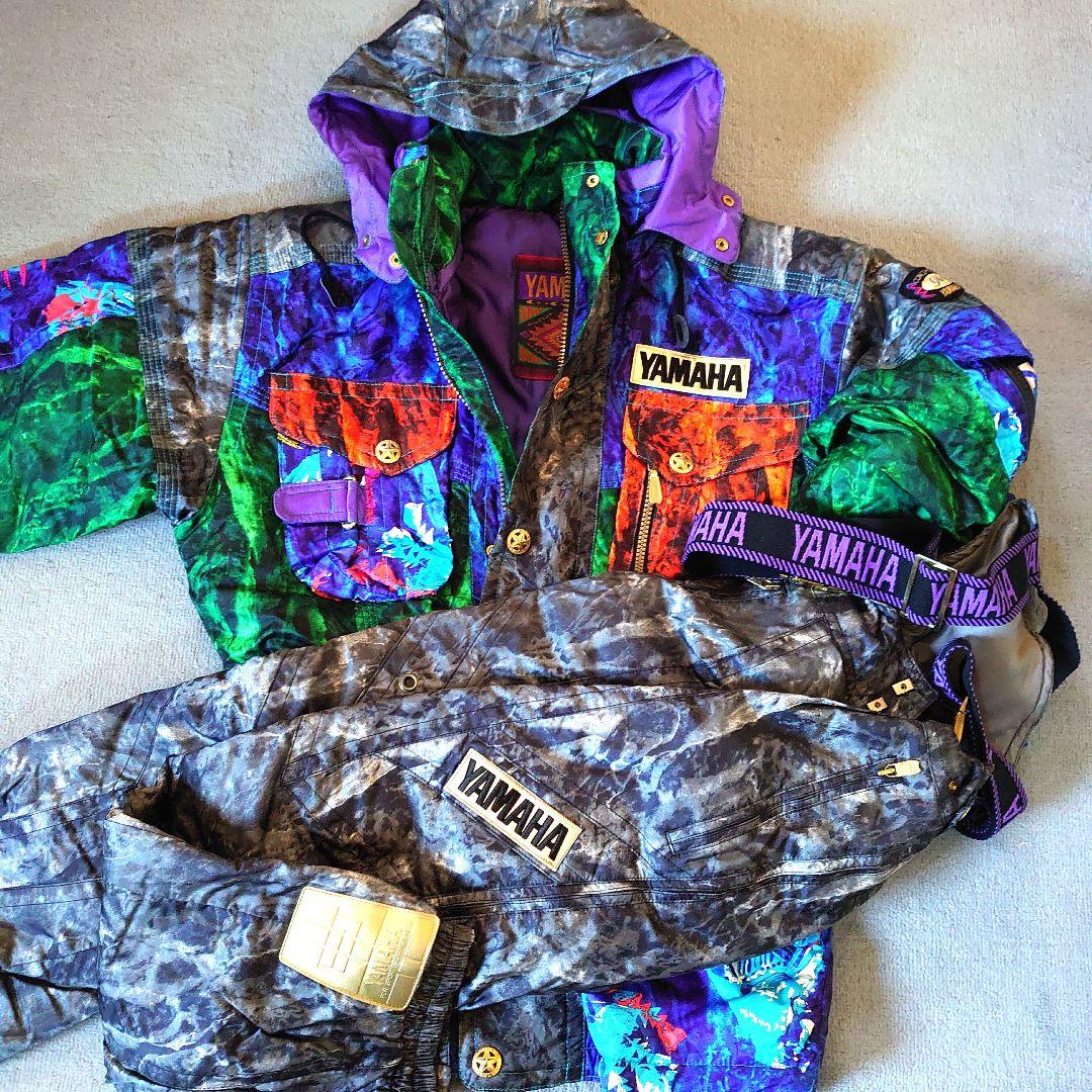 【レア】ヤマハ Ski Racing Team 日本製品 銀刺繍 上下 ウェア