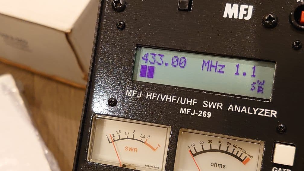 MFJ-269 HF/VHF/UHF アンテナアナライザー 1.8～470MHz