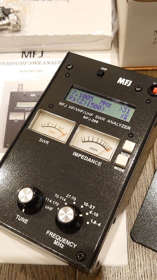 MFJ-269 HF/VHF/UHF アンテナアナライザー 1.8～470MHz