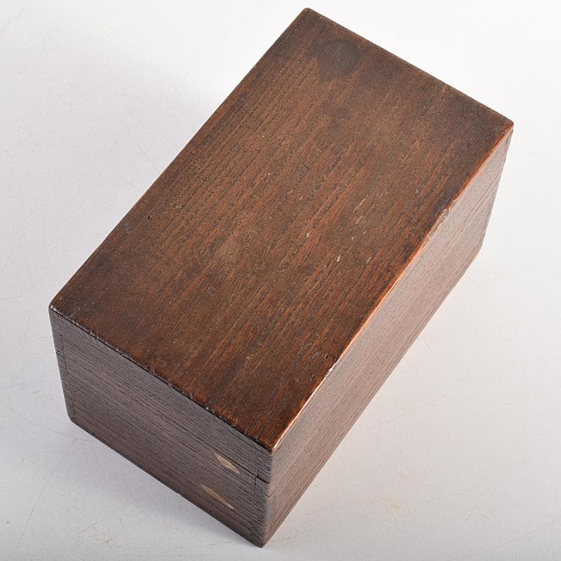 茶道具　時代　桐木地　茶箱　赤楽茶碗　黒柿茶壷など　五点　一式　D　R8789