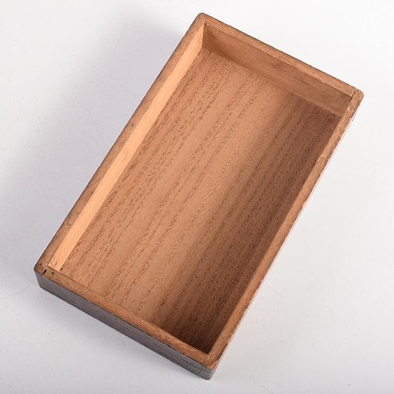 茶道具　時代　桐木地　茶箱　赤楽茶碗　黒柿茶壷など　五点　一式　D　R8789