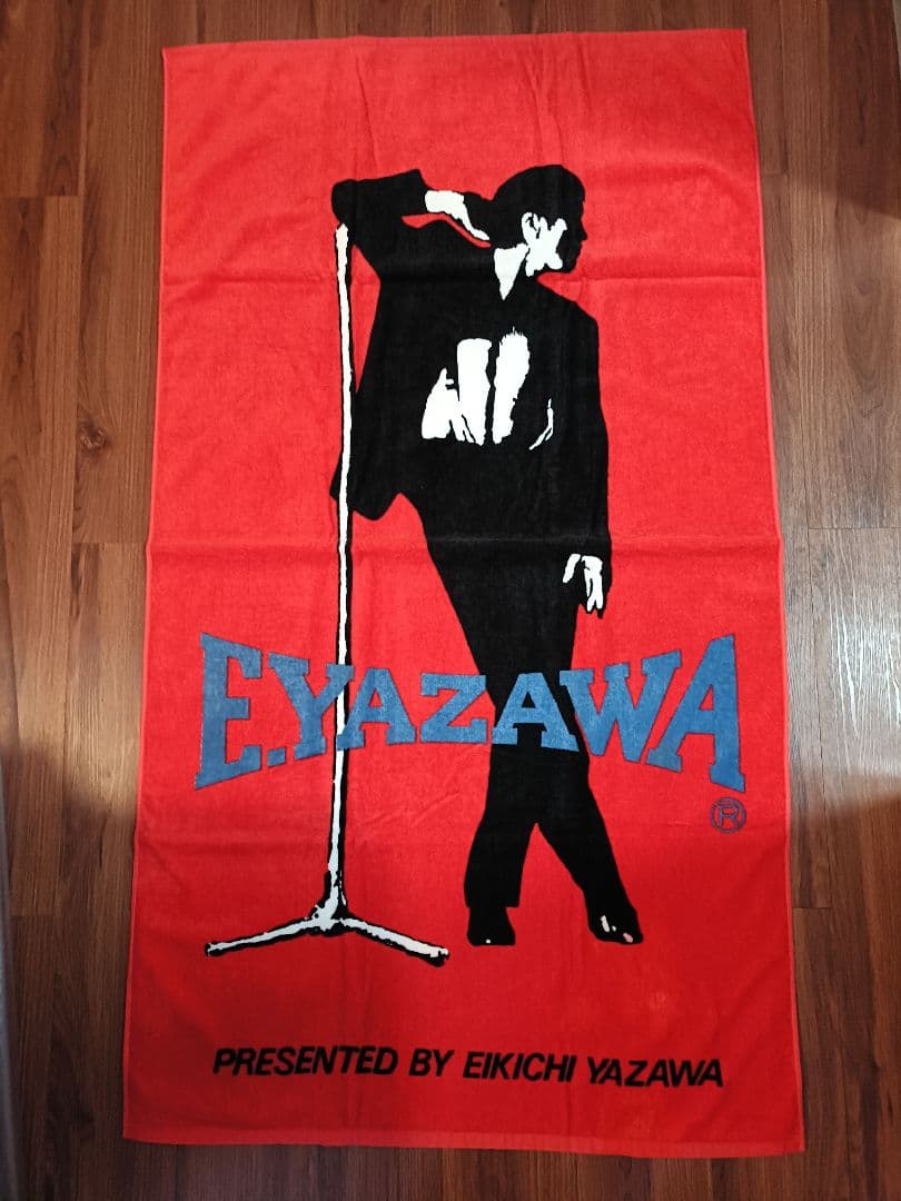 矢沢永吉　スペシャルビーチタオル　SBT（Ｎｅｗ　姿）レッド旧サイズ