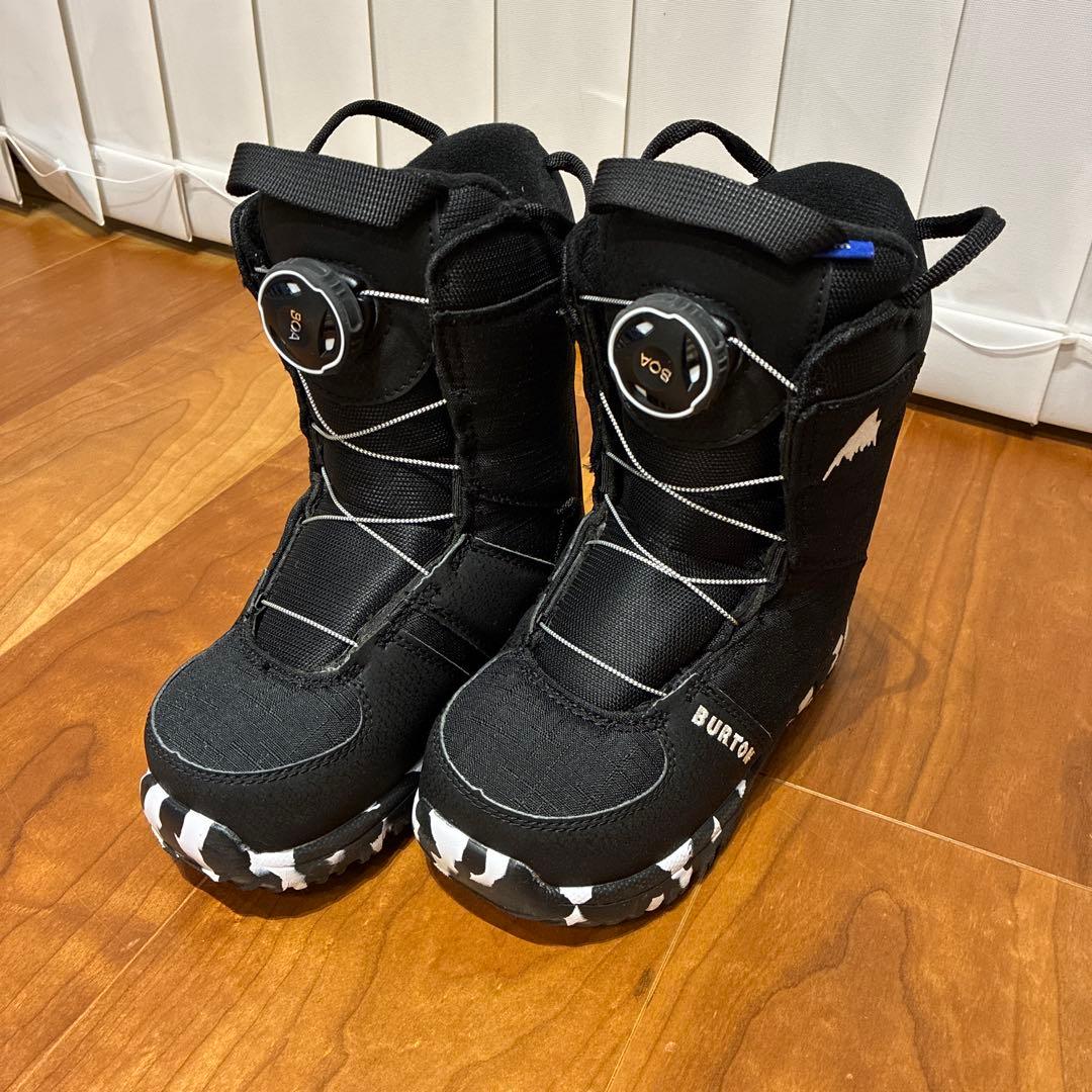 BURTON 子ども用スノーボードブーツ ブラック　ボア