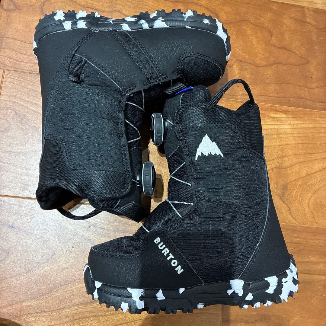 BURTON 子ども用スノーボードブーツ ブラック　ボア