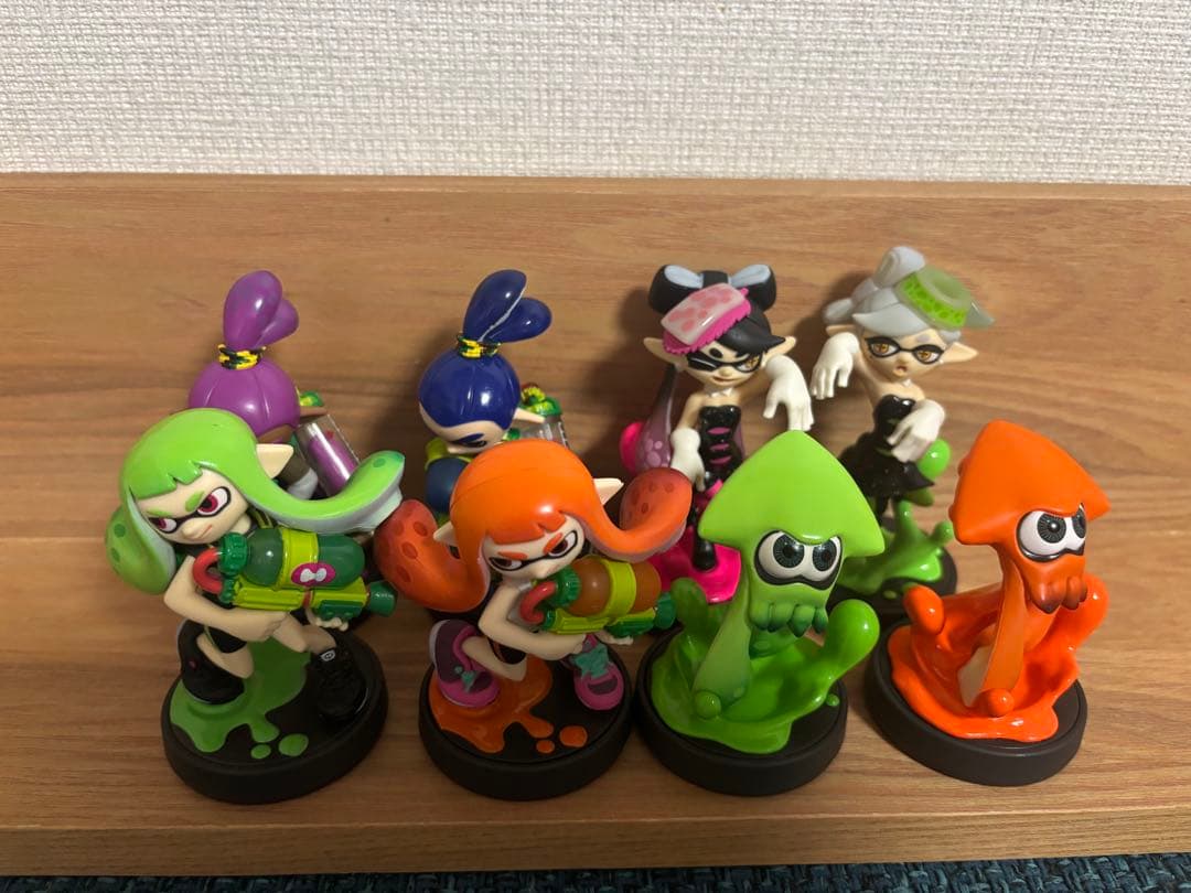 amiibo スプラトゥーン フィギュア 8体