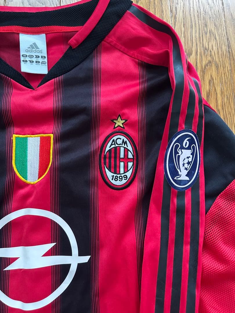 ACミラン カカ 長袖ユニフォーム 04/05 サッカーユニフォーム