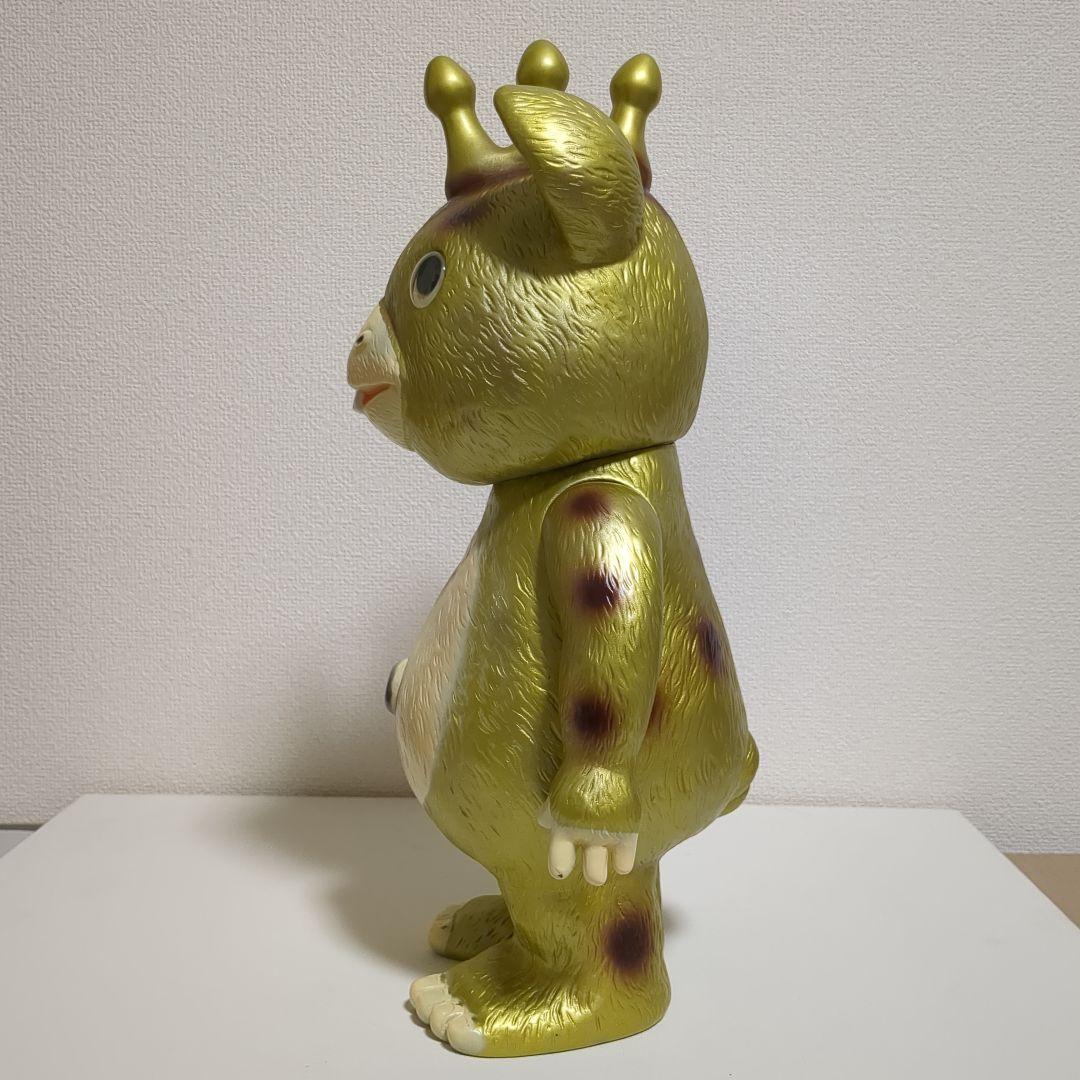当時物 ジャイアント 快獣ブースカ イヌクマ ソフビ ゴールド 40cm