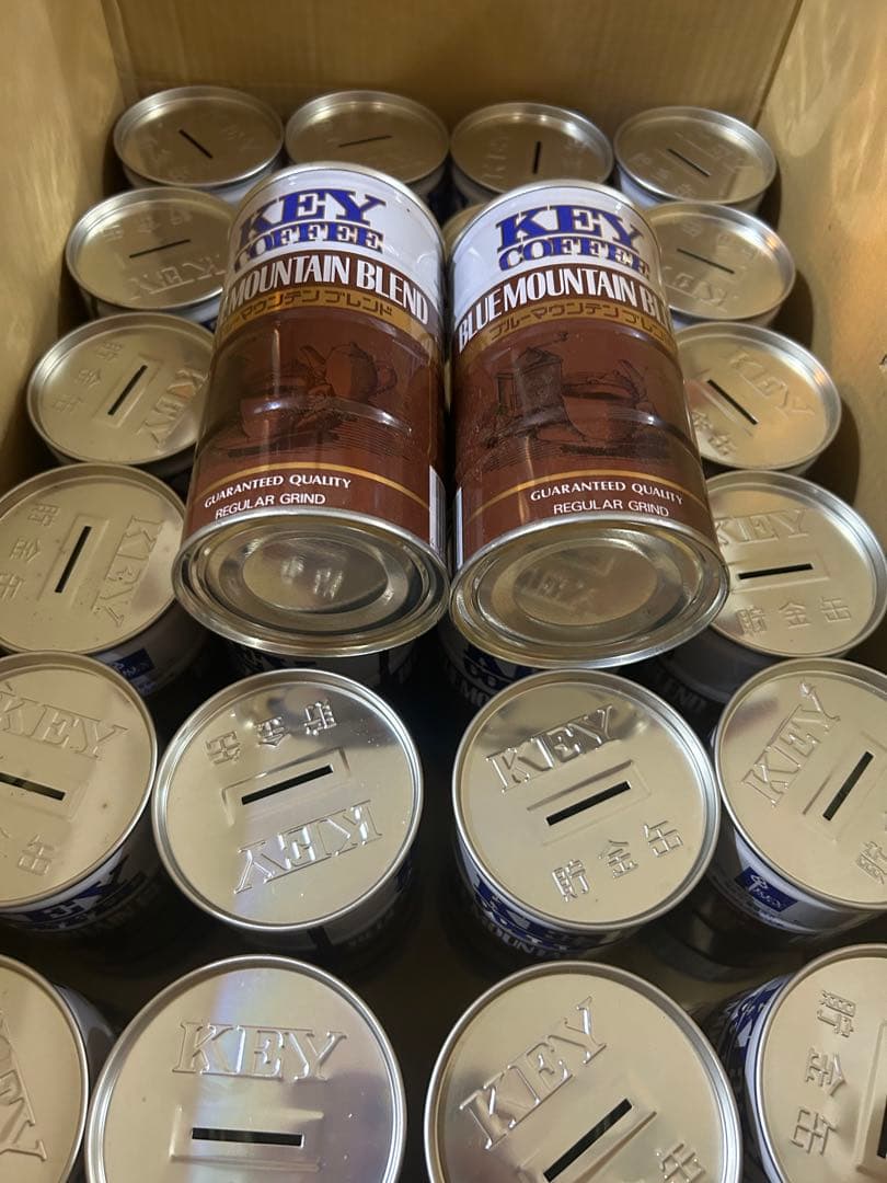 KEY COFFEE ブルーマウンテンブレンド 貯金缶セット