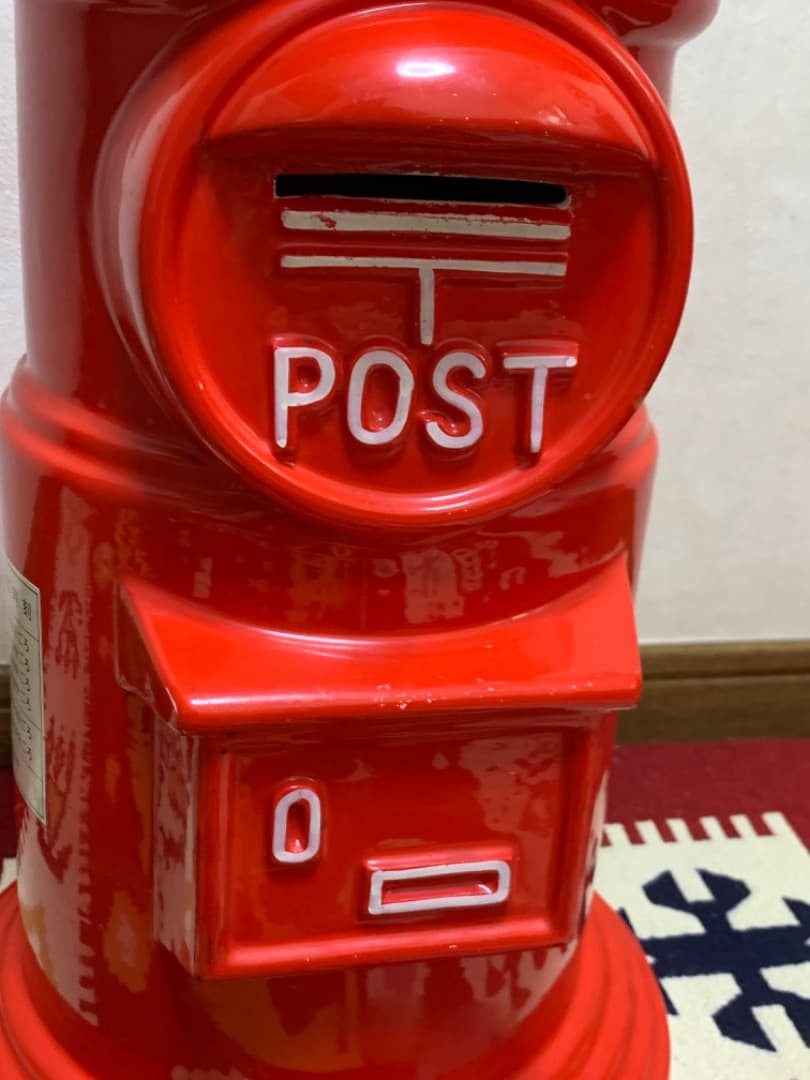 超特大 郵便ポスト 貯金箱　約45cm