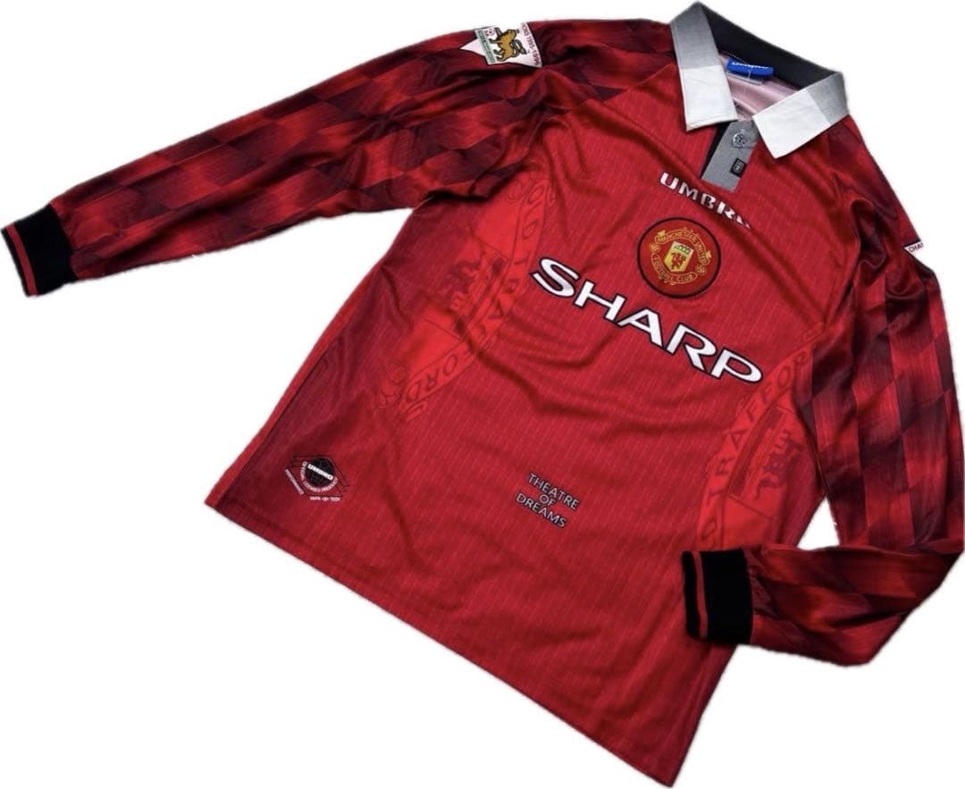 96-97 マンチェスター・ユナイテッド 長袖 10番 ベッカム サッカー