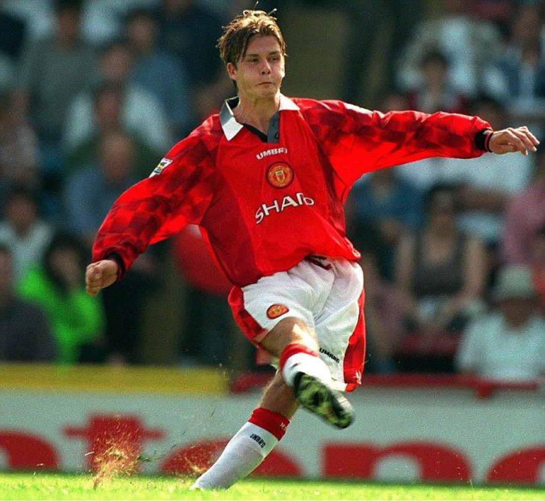 96-97 マンチェスター・ユナイテッド 長袖 10番 ベッカム サッカー