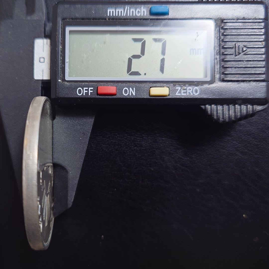 1973年 イラク銀貨 1ディナール 石油国有化記念銀貨 タンカー 大型銀貨