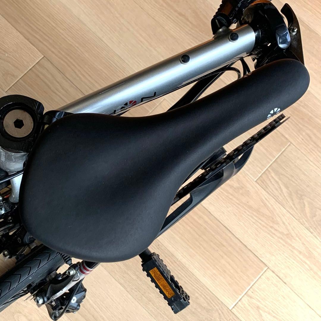 【最終価格】ダホンK3 シルバー 折りたたみ軽量自転車