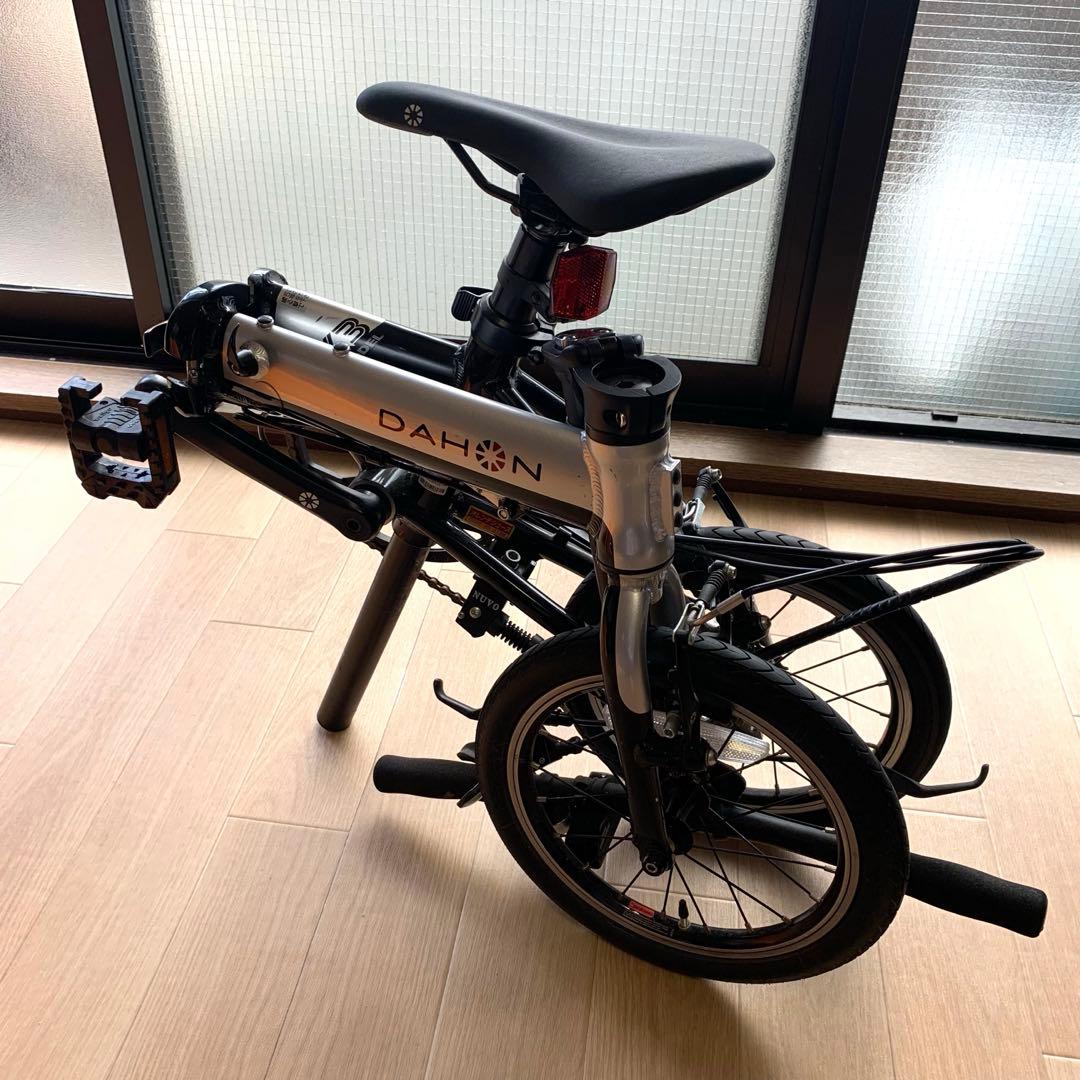 【最終価格】ダホンK3 シルバー 折りたたみ軽量自転車