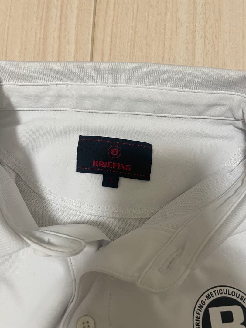 BRIEFING GOLF CLERIC POLO RELAXED FIT 白