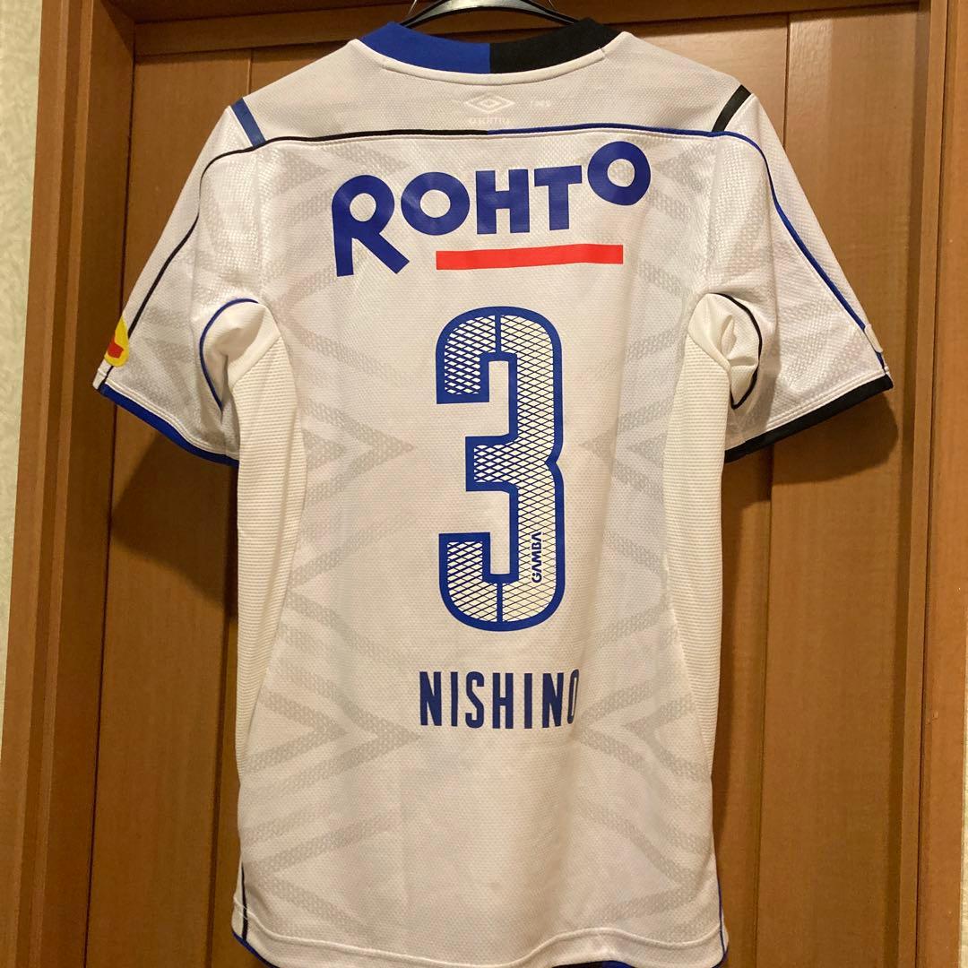 希少GAMBA ガンバ大阪 ユニフォーム　西野貴治　オーセンティックユニフォーム