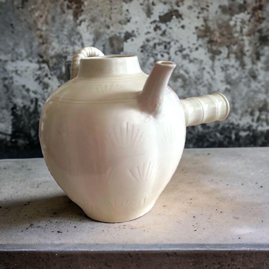 白磁　急須　宗時代　定州　骨董品　アンティーク　茶道具　中国美術