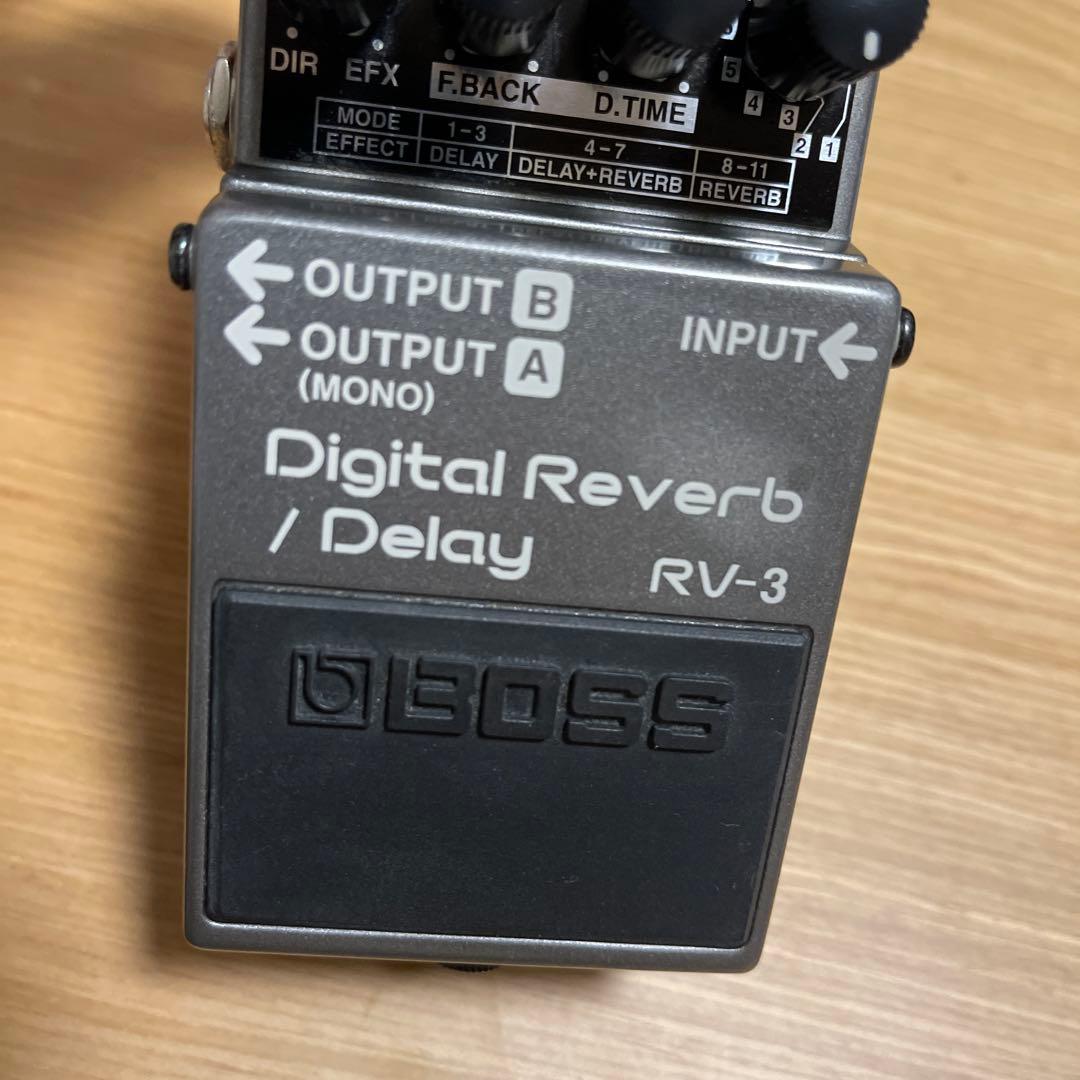 BOSS RV-3 デジタルリバーブ/ディレイ 動作確認済み 美品 生産終了 箱