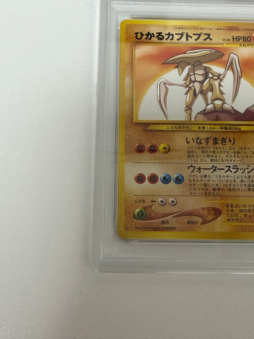 【PSA6】ポケモンカード ひかるカブトプス 旧裏