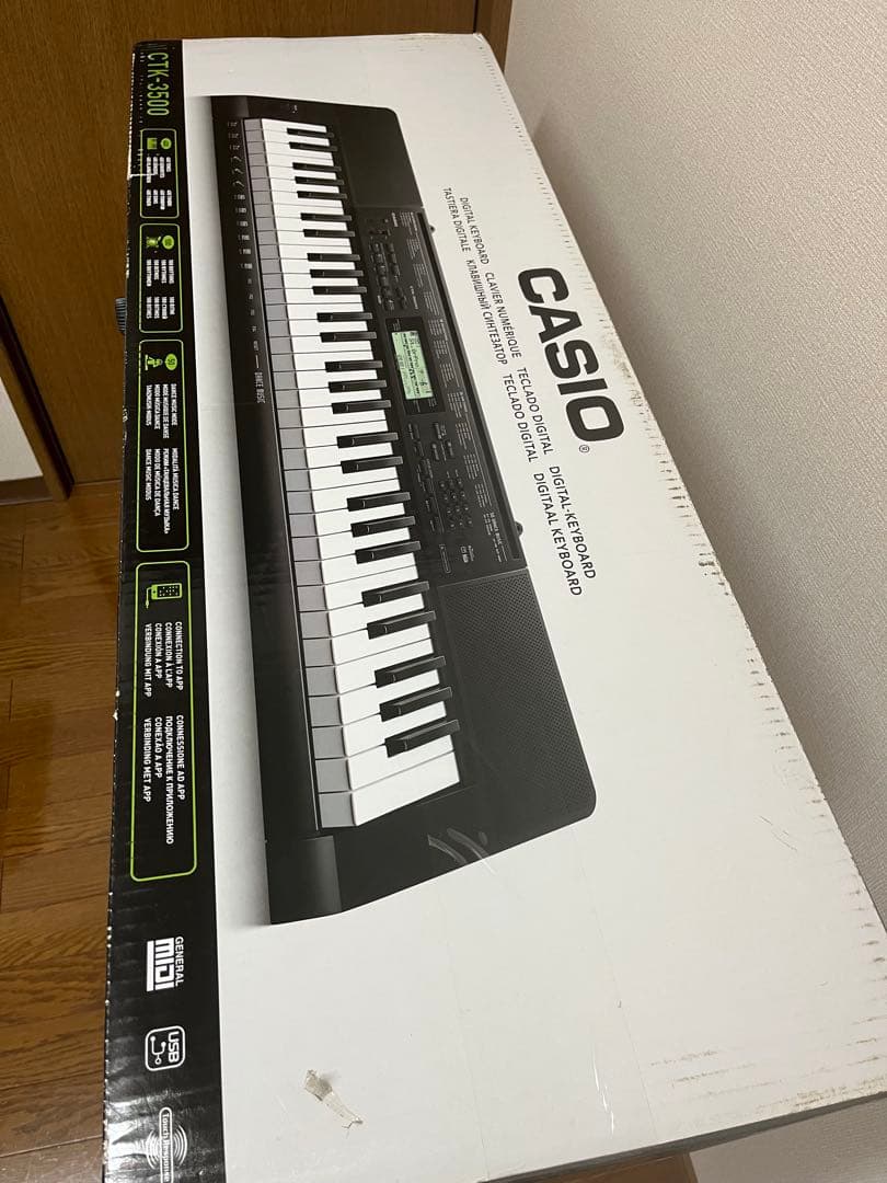 CASIO CTK-3500 電子キーボード 折りたたみスタンド付き