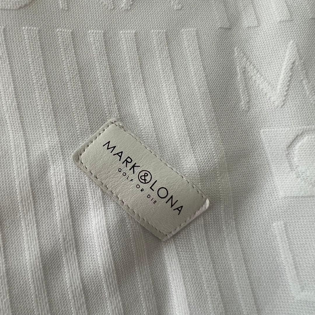 MARK&LONA マークアンドロナ　ポロシャツ　総柄　メンズ　XL ロゴ　50