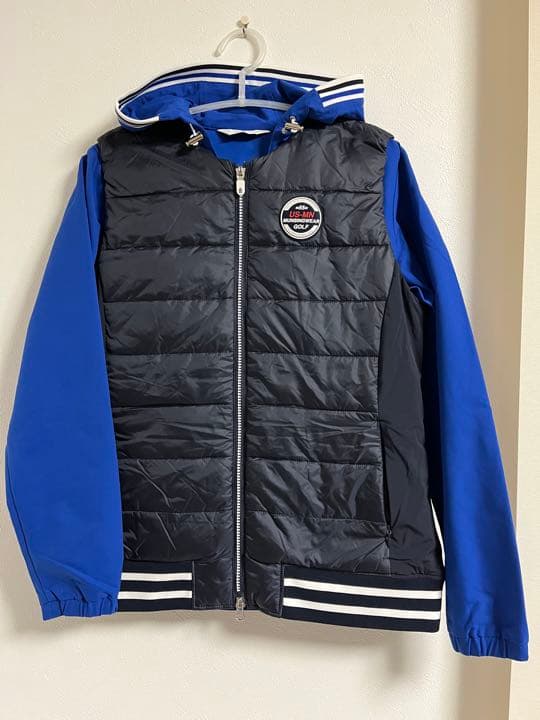 美品[マンシングウェア] 3Wブルゾン レディース ネイビー