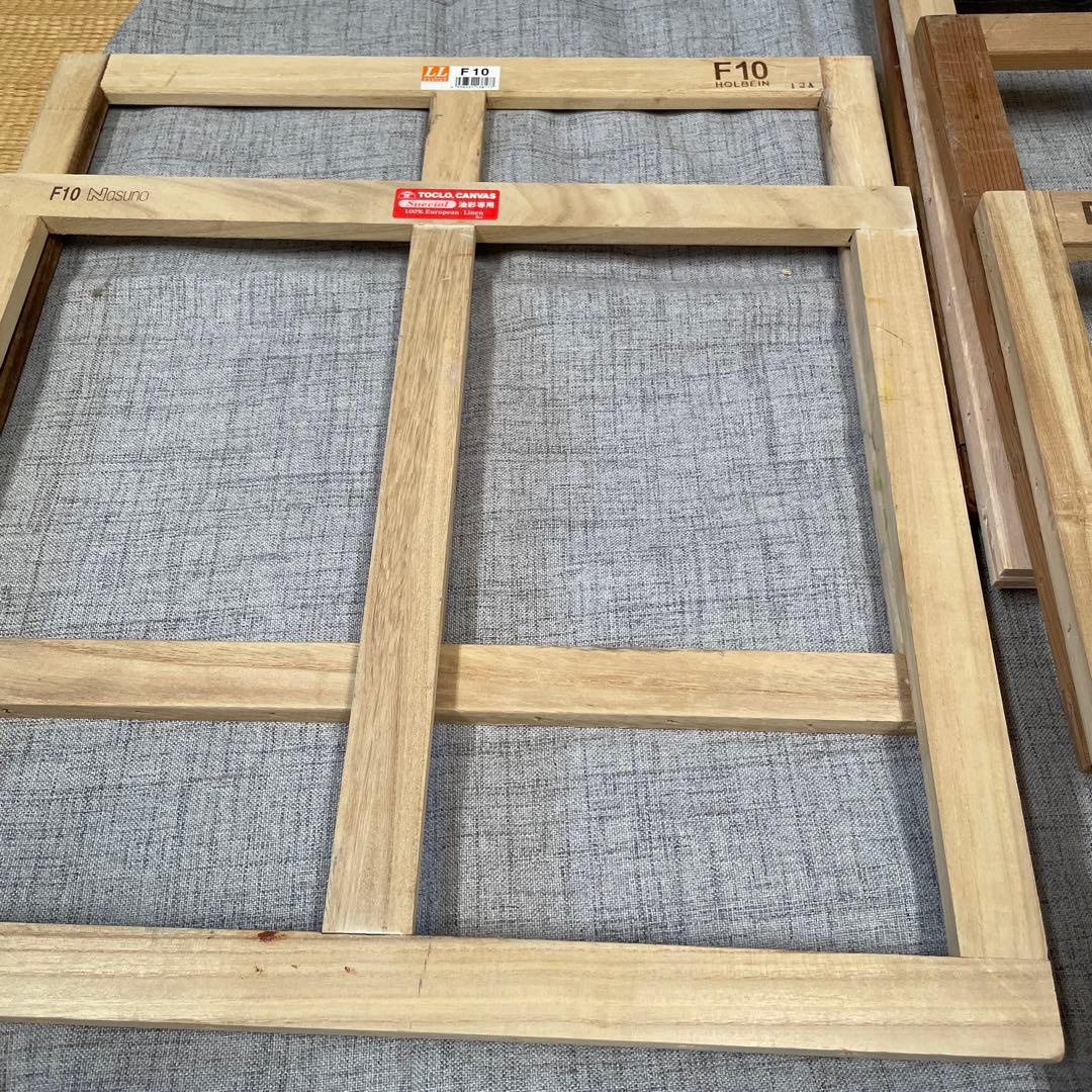 キャンバス木枠F6 F8 F10 プライヤー　クリップ　13点セット