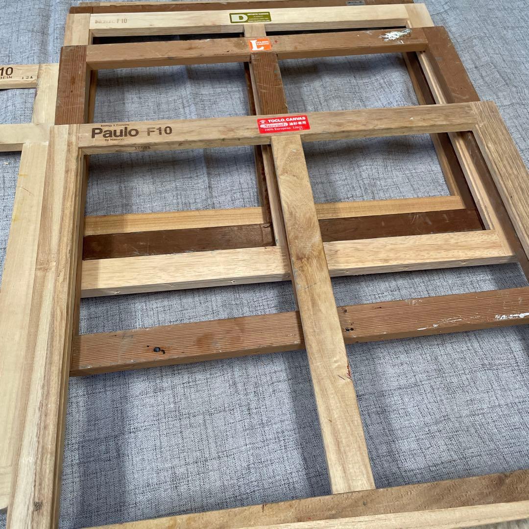 キャンバス木枠F6 F8 F10 プライヤー　クリップ　13点セット