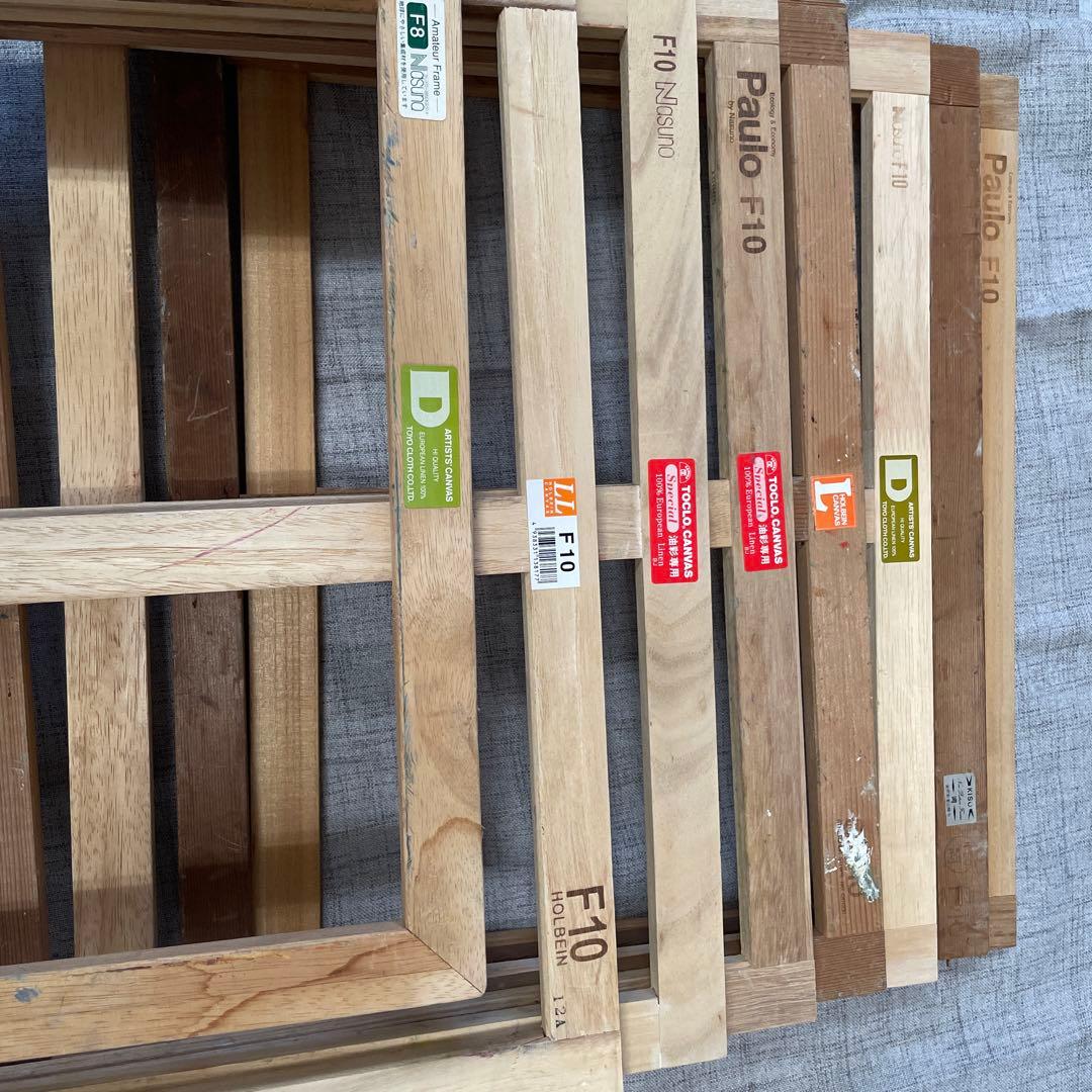 キャンバス木枠F6 F8 F10 プライヤー　クリップ　13点セット