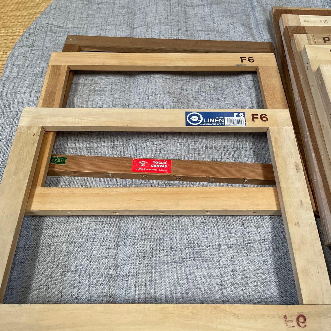 キャンバス木枠F6 F8 F10 プライヤー　クリップ　13点セット