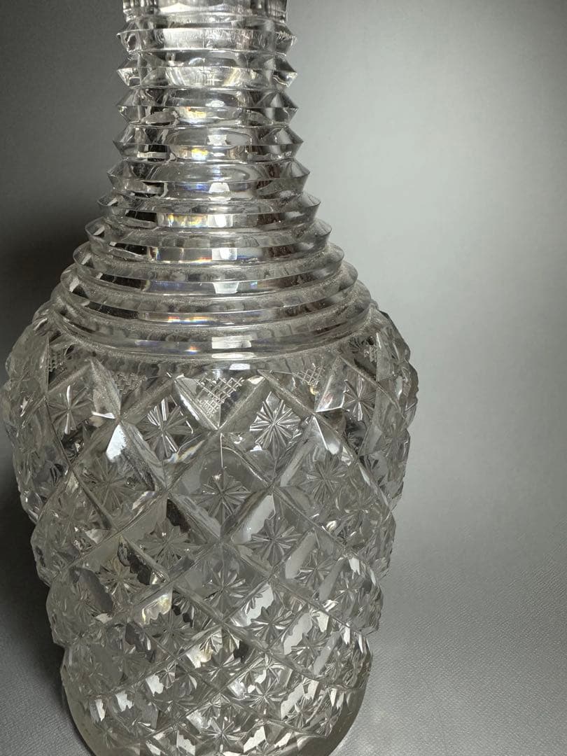 江戸切子　デキャンタ　江戸ガラス　桐箱