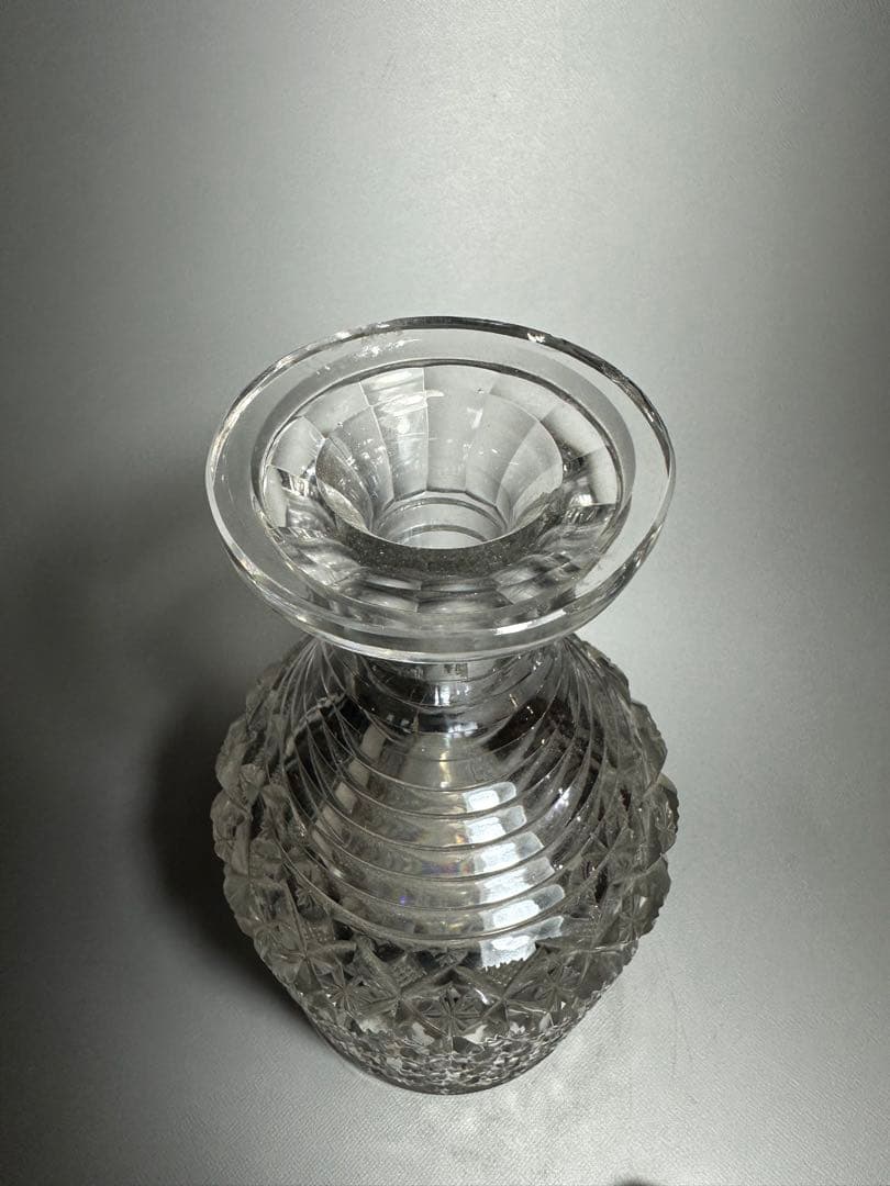 江戸切子　デキャンタ　江戸ガラス　桐箱