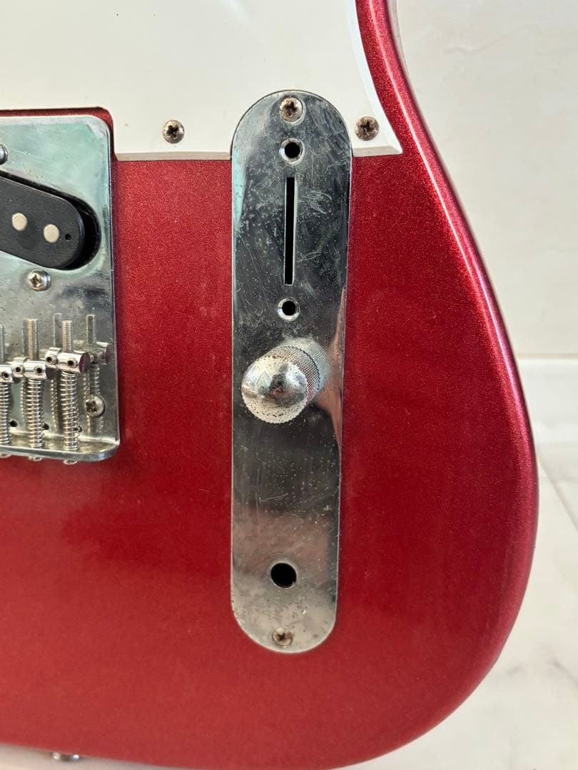 プレイテック Playtech テレキャスター タイプ エレキギター レッド 赤