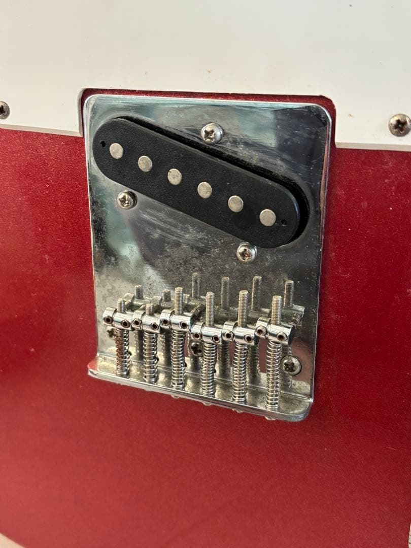 プレイテック Playtech テレキャスター タイプ エレキギター レッド 赤