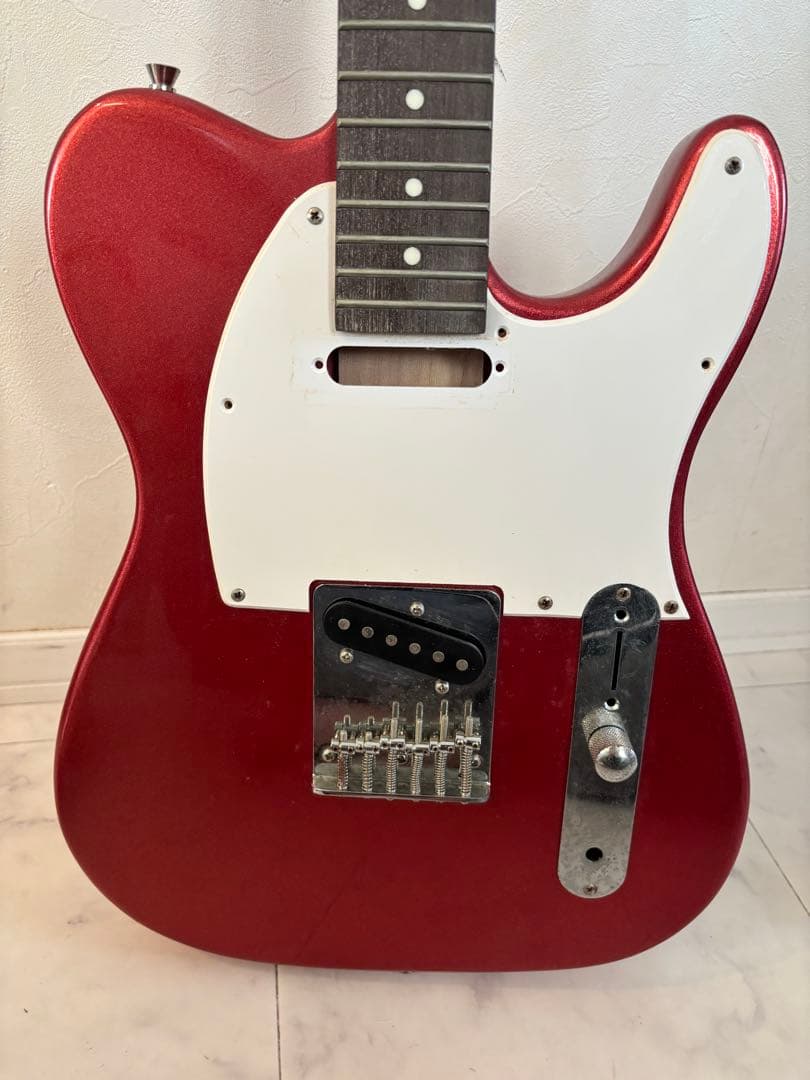 プレイテック Playtech テレキャスター タイプ エレキギター レッド 赤