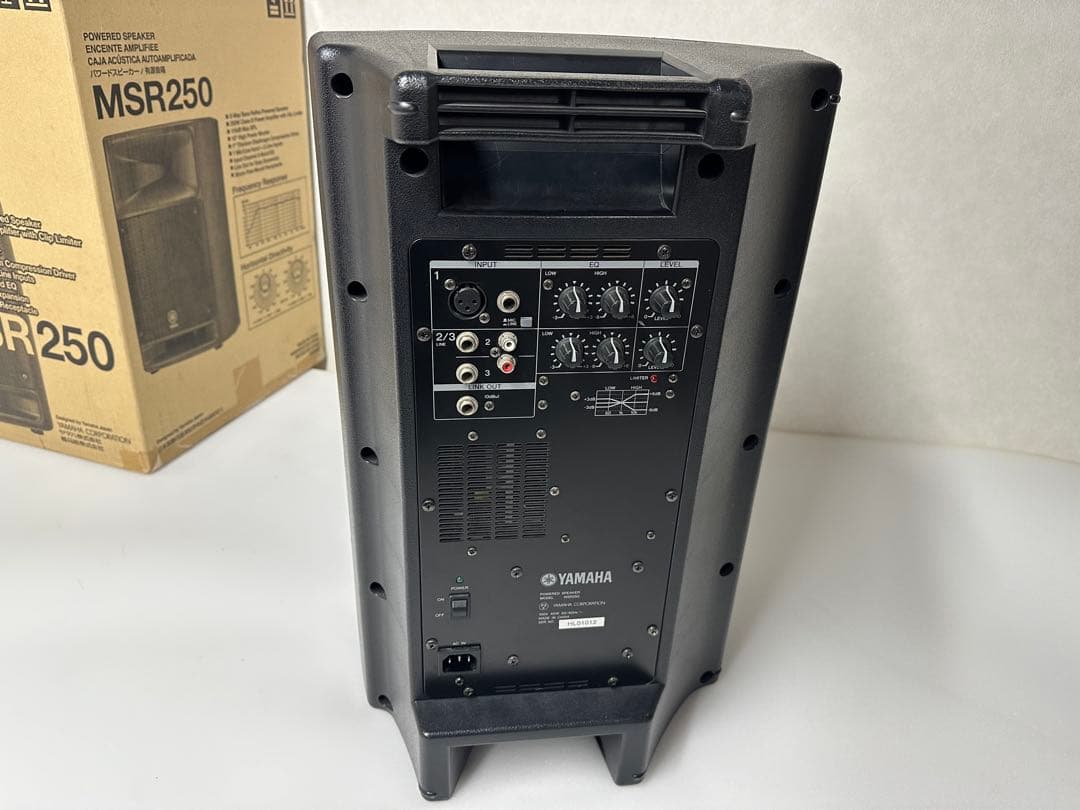 【動作確認済】YAMAHA MSR250 パワードスピーカー ヤマハ
