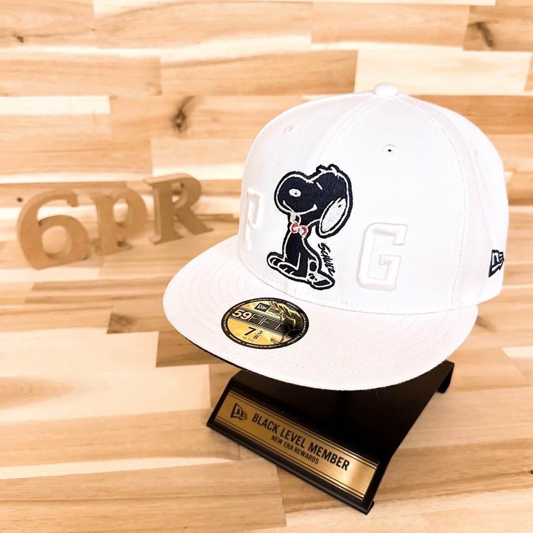 激レア/廃番【ニューエラ×パーリーゲイツ×スヌーピー】限定コラボ キャップ白×紺