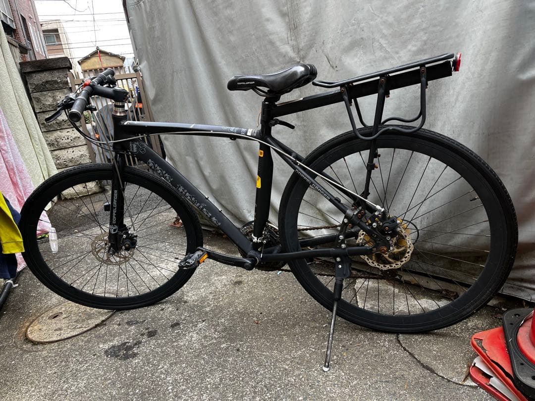 ドッペルギャンガー　700c D8 ブラックアイス 東京都引き取り限定