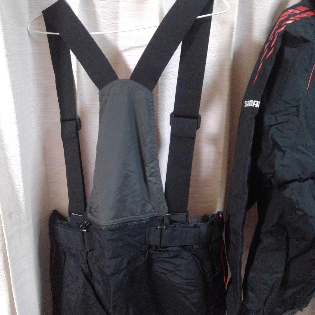 (美品)シマノ RB-055Jドライシールド・コールドウェザースーツ 防寒着3L