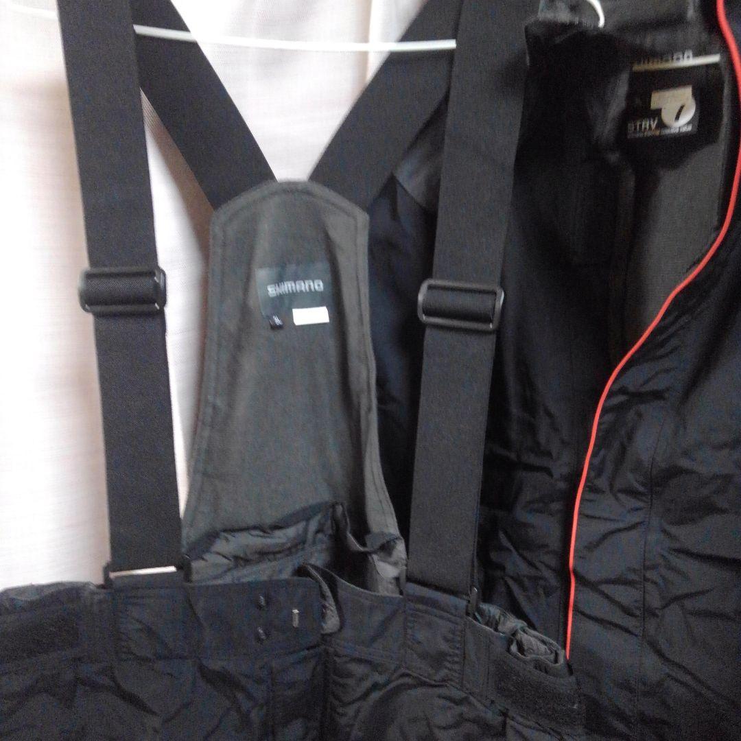 (美品)シマノ RB-055Jドライシールド・コールドウェザースーツ 防寒着3L