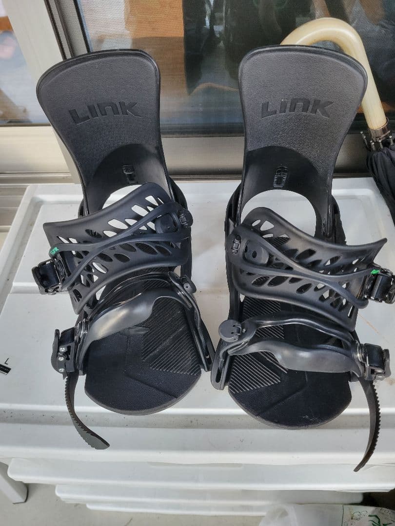 LINK スノーボード ビンディング ブラック