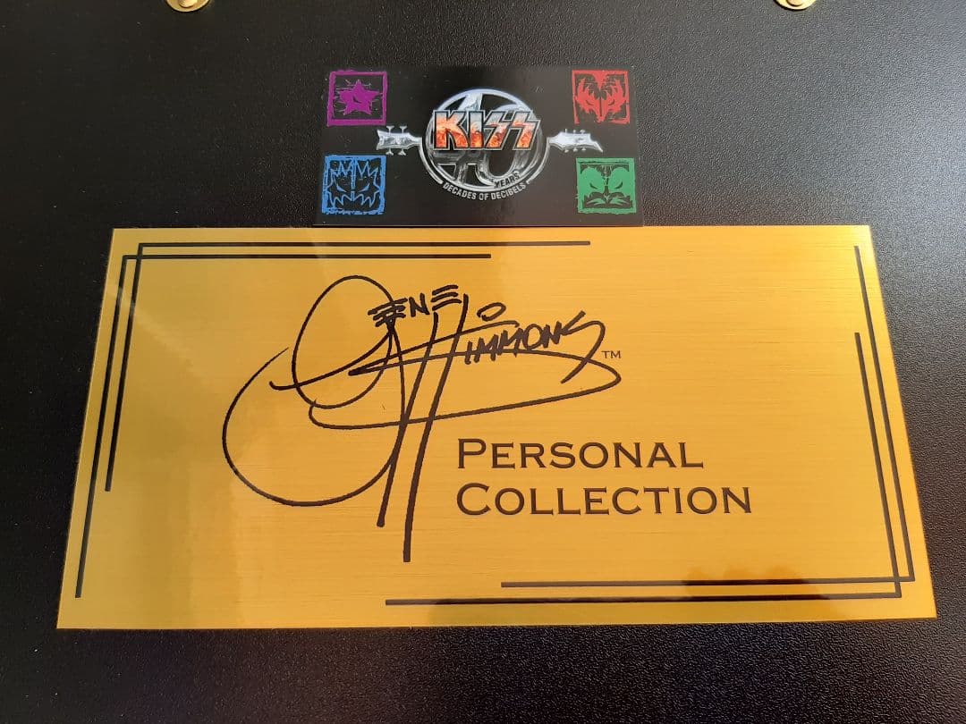 KISS キッス Gene Simmons ジーンシモンズ 直筆サイン