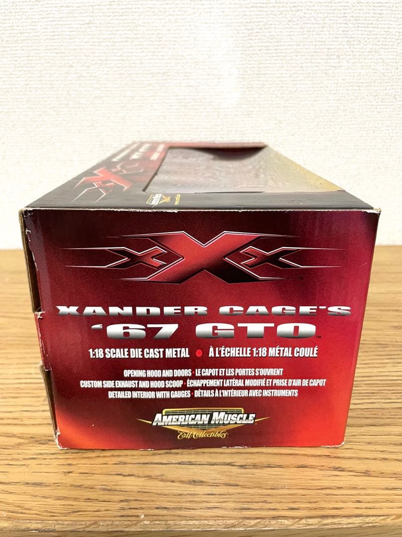 ミニカー AMERICAN MUSCLE XANDER CAGE'S 67 GTO