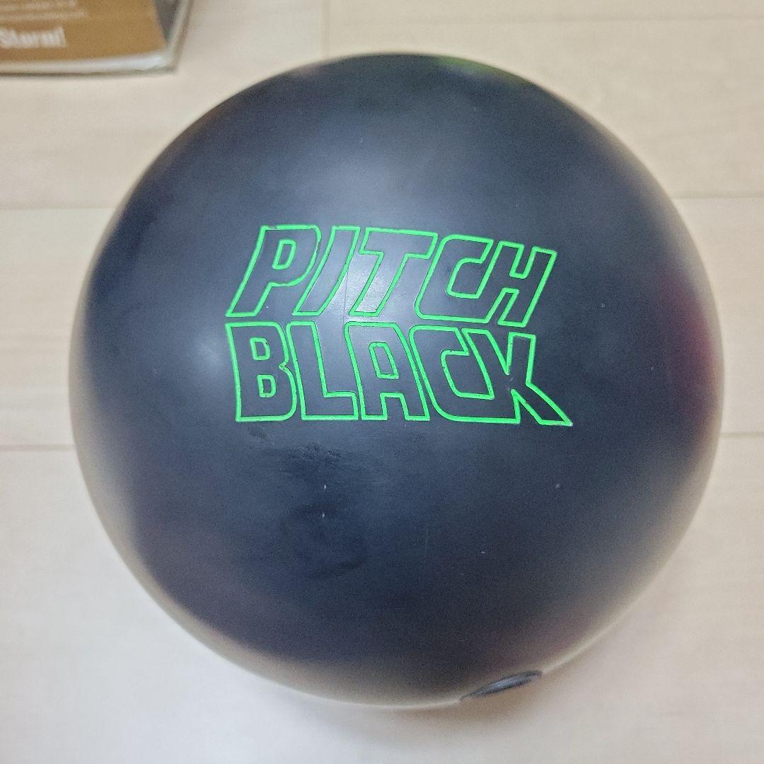 STORM ピッチブラック15ポンド プラグなしボウリングボール　2オンス