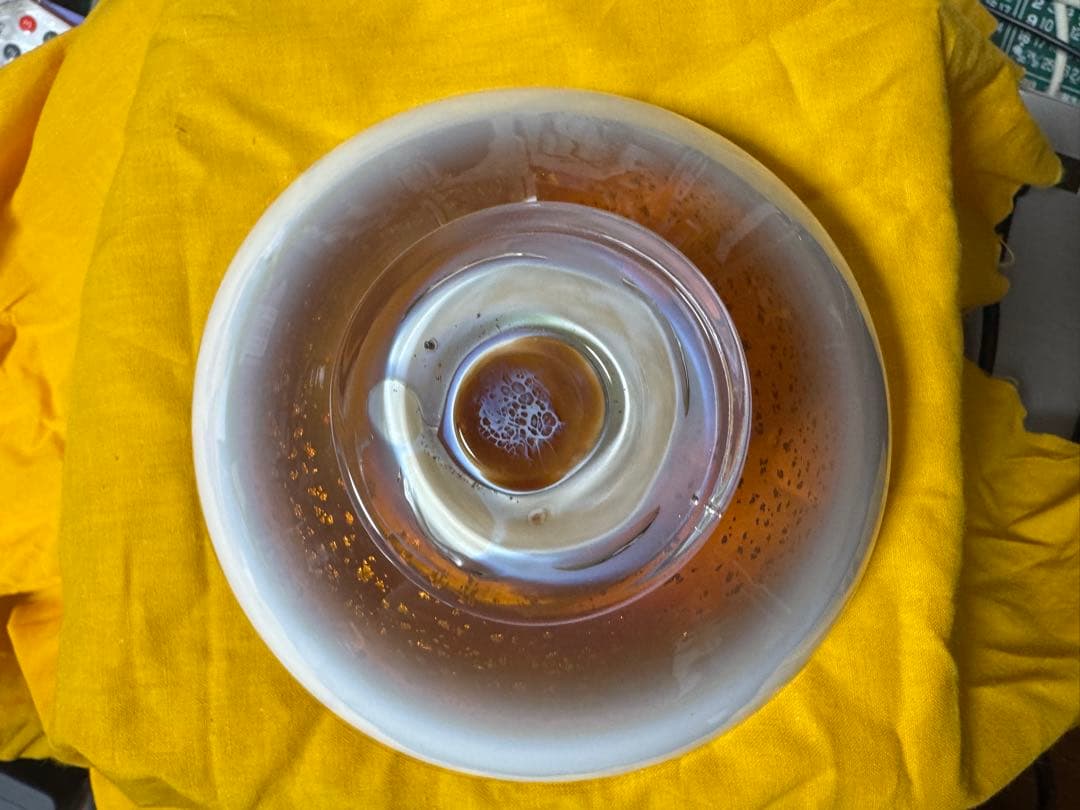 由水常雄　燿変ガラス　抹茶茶碗　能登島ガラス工房　茶道具