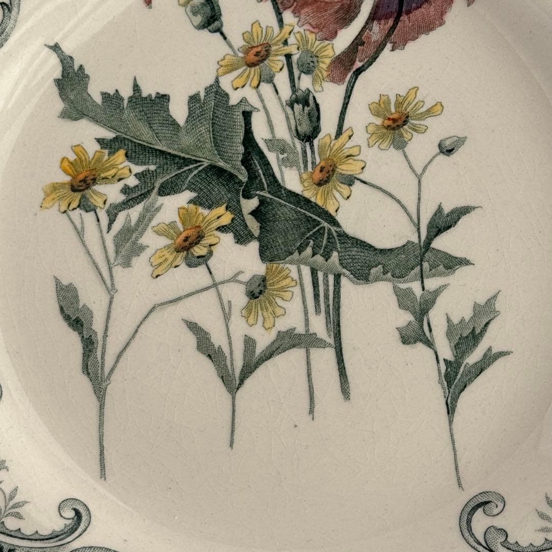 希少 美品 フランスアンティーク　ジョワジールロワ　切り花　デザート