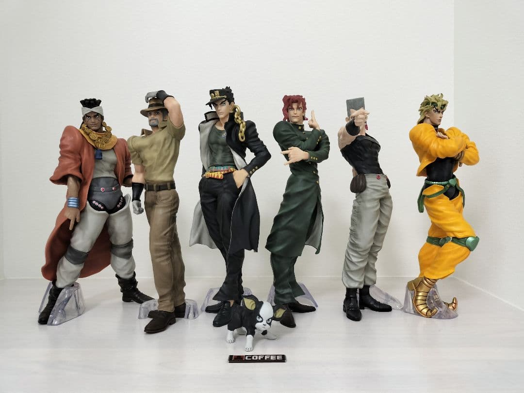 一番くじ ジョジョの奇妙な冒険 A賞〜F賞 ラストワン賞 フィギュアフルコンプ