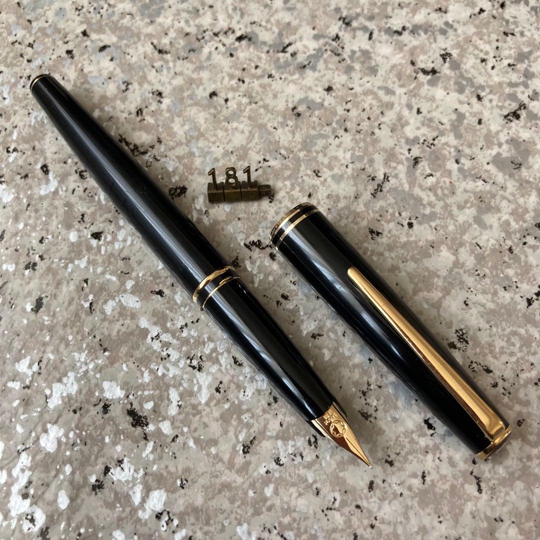 #181 オーバーホール済み 万年筆 モンブラン MONTBLANC 14k