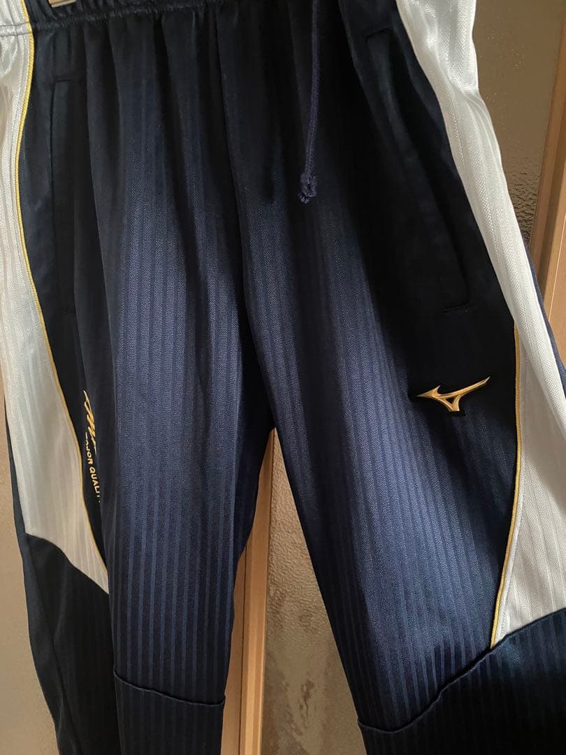 Mizuno Proジャージ上下セット M ネイビー/ホワイト　未着用美品